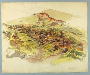 Study of Landscape, Baveno, Lago Maggiore, Italy by William Stanley Haseltine