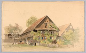Study of Landscape, Switzerland by William Stanley Haseltine
