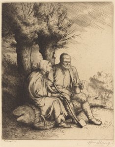 Man and Woman under a Tree