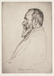 Portrait of Walter Brock by William Strang