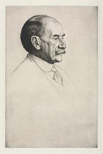 Thomas Hardy, Facing Right by William Strang
