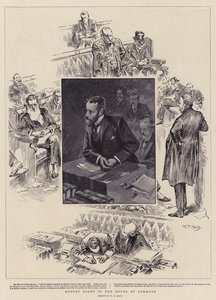 Budget Night in the House of Commons by William T. Maud