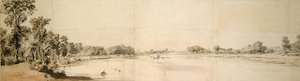 View of the Thames by William Taverner