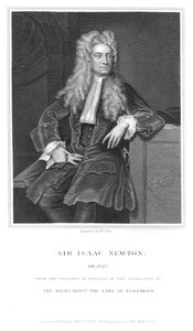 Isaac Newton, English Mathematician and Physicist, 1836