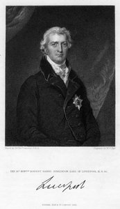 Robert Jenkinson, 2nd Earl of Liverpool, British Politician and Prime Minister, 1835