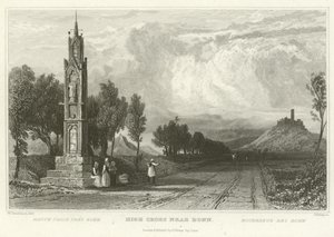 High Cross Near Bonn by William Tombleson