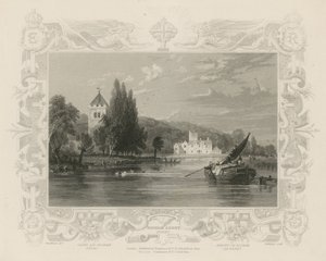 View of the Thames near Bisham Abbey by William Tombleson