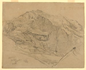 Landscape, Jungfrau, Switzerland by William Trost Richards