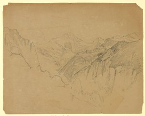 Study of Landscape, Lauterbrunnen, Switzerland