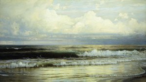Sunlit Clouds and Sea by William Trost Richards