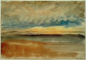 A Stormy Sunset by Joseph Mallord William Turner