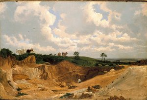 Gravel Pit on Shotover Hill, near Oxford by Joseph Mallord William Turner