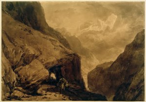 Mt St Gothard by Joseph Mallord William Turner