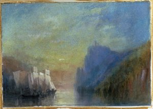 On the Rhine by Joseph Mallord William Turner