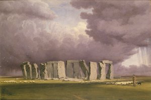 Stonehenge: Stormy Day, 1846 by Joseph Mallord William Turner