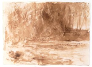 Study on the River Washburn, Yorkshire by Joseph Mallord William Turner