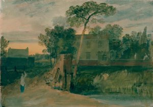 Syon Ferry House, Isleworth, Sunset by Joseph Mallord William Turner