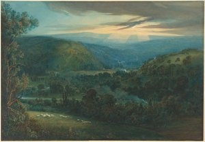 Dawn in the Valleys of Devon