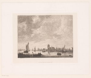 View of the Merwede before Dordrecht by William Unger