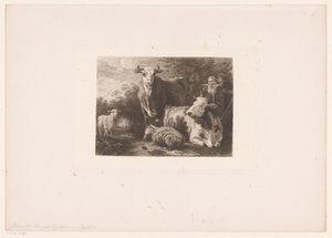 Shepherd and Shepherdess with Cattle