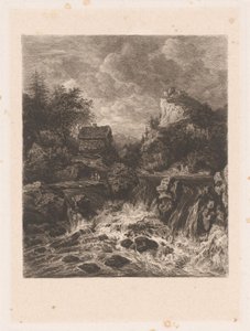 Landscape with a Waterfall