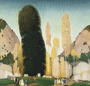 A Mountain Ceremony, c.1930 by William Victor Higgins