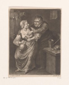 Tavern Interior with Drinking Man and Woman by William Vincent