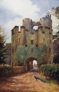 Warwick Castle: Drawbridge and Portcullis by William W. Quatremain