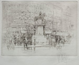 Charing Cross: The Statue of Charles I by William Walcot