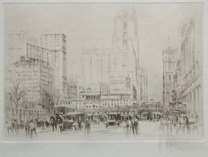 New York City: 42nd Street by William Walcot