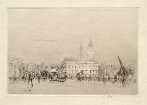 On London Bridge by William Walcot