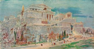 The Acropolis, Athens, after the Roman Restoration by William Walcot