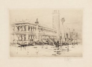 The Venice Set: The Library of St. Mark’s by William Walcot