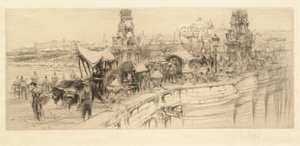 Toledo Bridge, Madrid by William Walcot