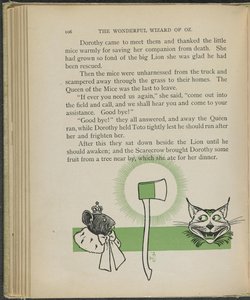 Illustration from "The Wonderful Wizard of Oz" by Lyman Frank Baum by William Wallace Denslow