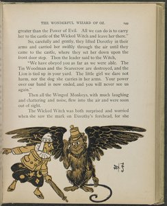Illustration from "The Wonderful Wizard of Oz" by Lyman Frank Baum by William Wallace Denslow