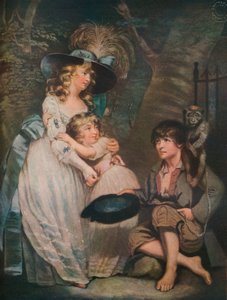 A Young Lady Encouraging the Low Comedian, c1786-1826, 1919 by William Ward