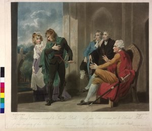 General Paoli Confident the Young Corsican of the Necessity of the Death of His Uncle by William Ward