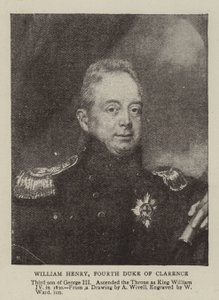 William Henry, Fourth Duke of Clarence by William Ward