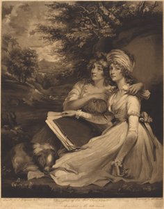The Daughters of Sir Thomas Frankland by William Ward after John Hoppner