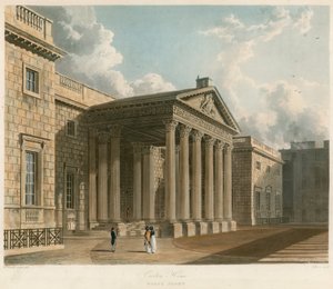 Carlton House, London, north front by William Westall