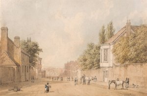 Entrance to Newmarket by William Westall