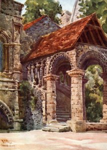Canterbury, the Norman Stairway by William Wiehe Collins