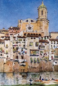 Gerona, the Cathedral by William Wiehe Collins