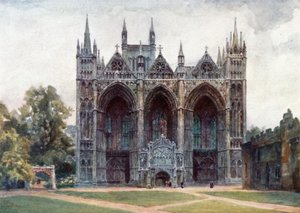 Peterborough, the West Front by William Wiehe Collins