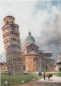 Pisa. The Campanile and Duomo by William Wiehe Collins
