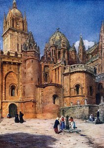 Salamanca, the Old Cathedral by William Wiehe Collins