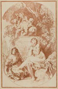 Bathsheba, from A Collection of Prints in Imitation of Drawings