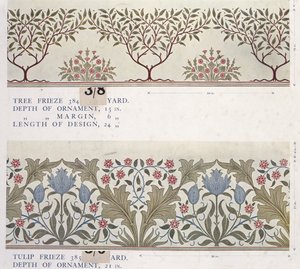 Wallpaper Sample Book, Before 1917 by William and Company Morris