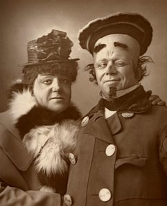 Harry Nicholls and Herbert Campbell, British actors the Queen and the King by William and Daniel Downey